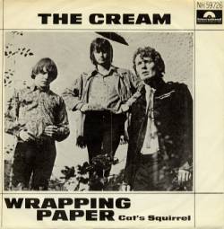 Cream : Wrapping Paper - Cat's Squirrel